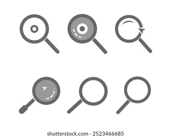 Search vector icon stock collection