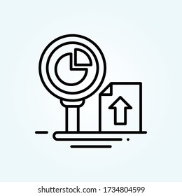 Search vector icon style illustration. Startup and new business symbol EPS 10