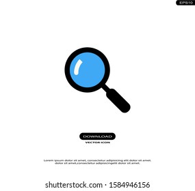 Search Vector Icons in trendy flat style isolated on white background.eps10