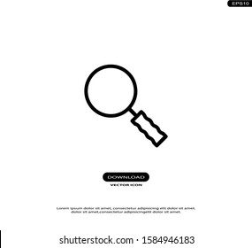 Search Vector Icons in trendy flat style isolated on white background.eps10