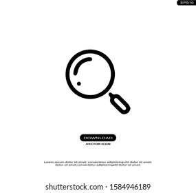 Search Vector Icons in trendy flat style isolated on white background.eps10
