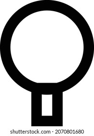 search vector illustration isolated on a transparent background. storke vector icons for concept or web graphics.