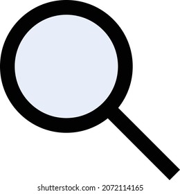 ilustración de vector de búsqueda aislada en un fondo transparente. iconos vectoriales de almacenamiento para el concepto o gráficos web.