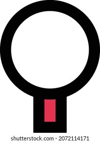 ilustración de vector de búsqueda aislada en un fondo transparente. iconos vectoriales de almacenamiento para el concepto o gráficos web.