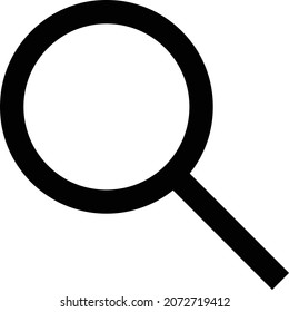 search vector illustration isolated on a transparent background. glyph vector icons for concept or web graphics.