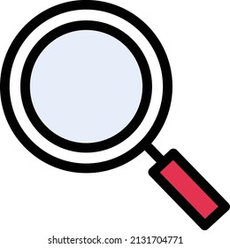 ilustración de vector de búsqueda aislada en un fondo transparente. iconos vectoriales de trazo para el concepto o gráficos web.