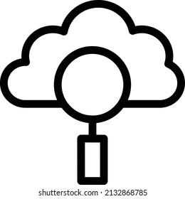 search vector illustration isolated on a transparent background. stroke vector icons for concept or web graphics.