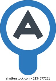 search vector illustration isolated on a transparent background. glyph vector icons for concept or web graphics.