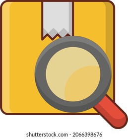 buscar la ilustración Vector en un fondo transparente. Símbolos de calidad superior.Icono de color plano de línea vectorial para el concepto y el diseño gráfico.