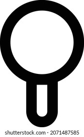 search Vector illustration on a transparent background. Premium quality symbols. Stroke vector icon for concept and graphic design.