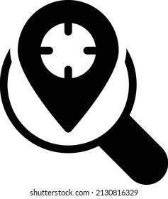 buscar la ilustración Vector en un fondo transparente. Símbolos de calidad premium. Icono vector glifos para concepto y diseño gráfico.