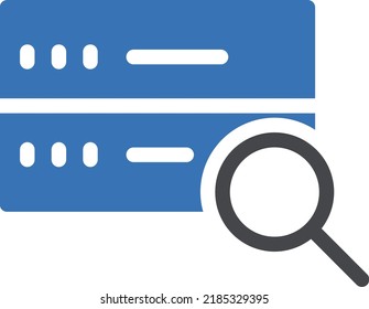 buscar la ilustración Vector en un fondo transparente. Símbolos de calidad superior. Iconos vectoriales de glifos para diseño de conceptos y gráficos.