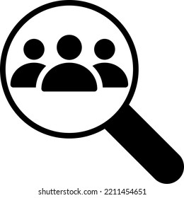 search Vector illustration on a transparent background. Premium quality symmbols. Glyphs vector icons for concept and graphic design. 

