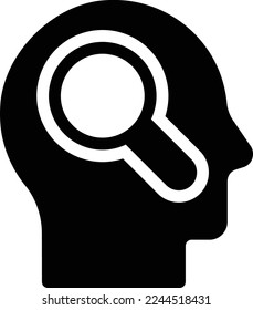 search Vector illustration on a transparent background. Premium quality symmbols. Glyphs vector icons for concept and graphic design. 
