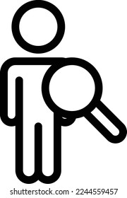 search Vector illustration on a transparent background. Premium quality symmbols. Thin line vector icons for concept and graphic design.