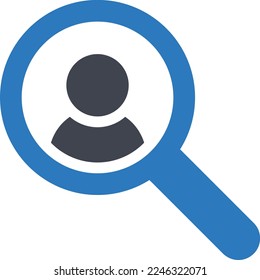 Suche nach Vektorgrafik auf transparentem Hintergrund. Hochwertige Symbole. Glyphen Vektorsymbole für Konzept und Grafikdesign. 
