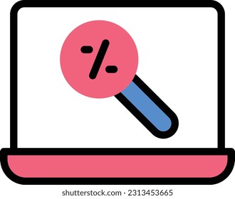 search Vector illustration on a transparent background. Premium quality symmbols. Line Color vector icons for concept and graphic design.