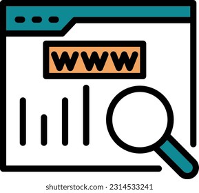 buscar la ilustración Vector en un fondo transparente. Símbolos de calidad superior. Iconos vectoriales de color de línea para el concepto y el diseño gráfico.