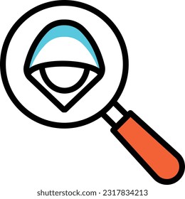 search  Vector illustration on a transparent background. Premium quality symmbols. Line Color vector icons for concept and graphic design.