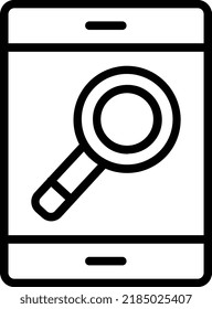 Search Vector Line Icon Design