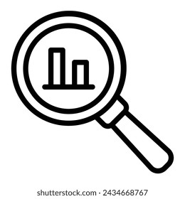 Search Vector Line Icon Design