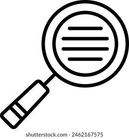 Search Vector Line Icon Design