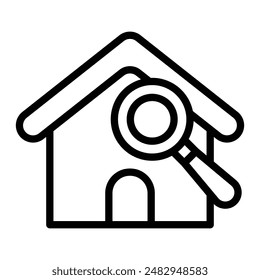 Search Vector Line Icon Design
