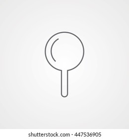 Search Vector Line Icon. Eps.-10.