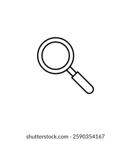 Search vector line icon icons design