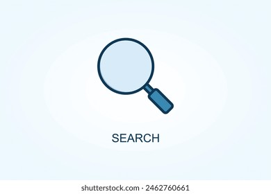 Search Vector Or Logo Sign Symbol Illustration