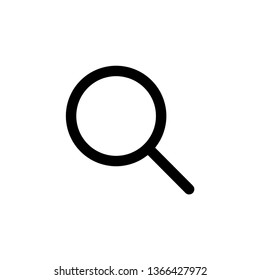 Search Vector Symbol, Magnifying Glass Icon