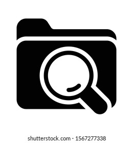 search vector thin line icon 