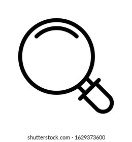 search vector thin line icon 