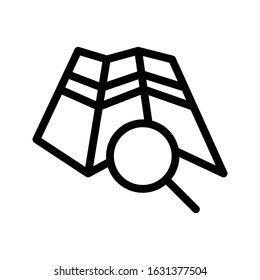 search vector thin line icon 