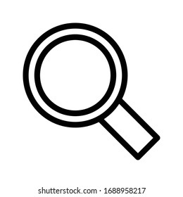 search vector thin line icon 