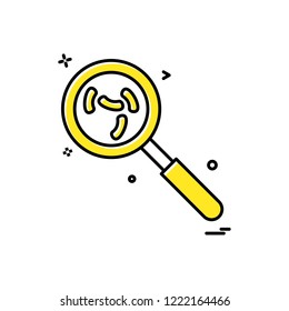 search virus icon vector design