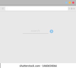search web bar icon vector design. 