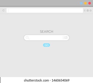 search web bar icon vector design. 