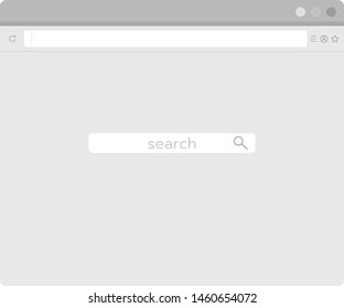 search web bar icon vector design. 