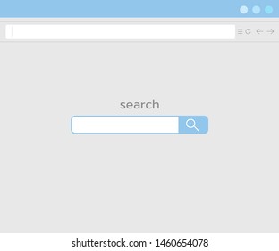search web bar icon vector design. 