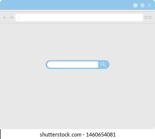 search web bar icon vector design. 