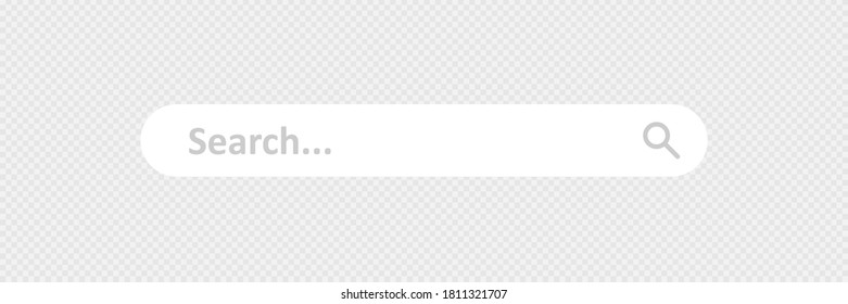 Search, web bar simple isolated icon. Internet find concept in vector flat style.