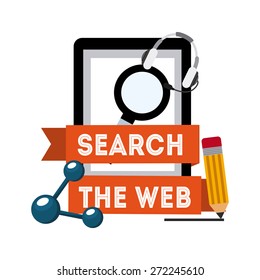search web design, vector illustration eps10 graphic 