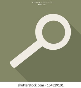 search web icon,flat design