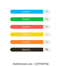 Search web icons. vector illustration