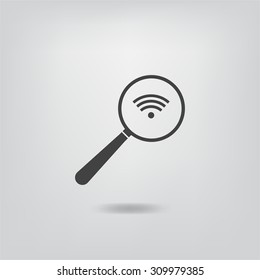 Search wi-fi connection icon