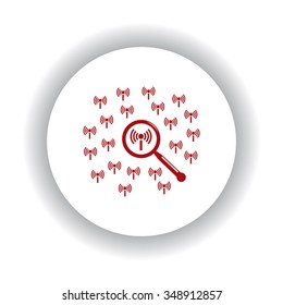 Search wifi network icon