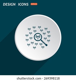 Search wi-fi network. icon. vector design