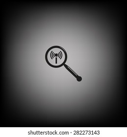 Search wi-fi network. icon. vector design