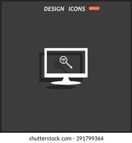 Search wi-fi network. icon. vector design